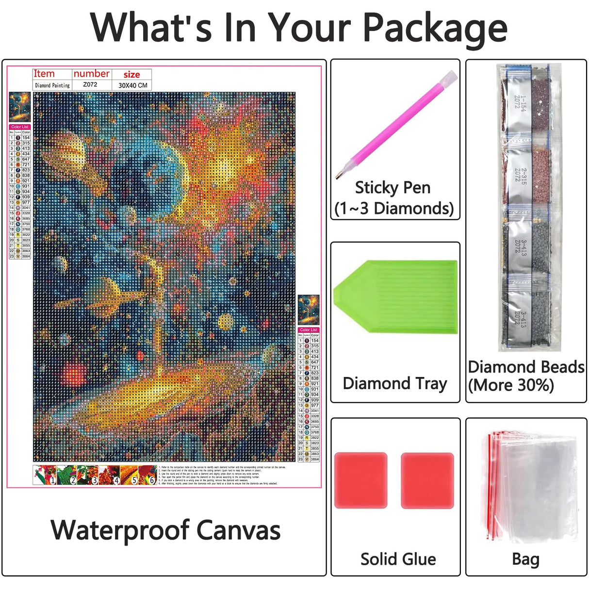 Diamond Painting Kits for Adults, Planets Diamond Art Kit for Adults Beginner, DIY Full Drill Space Universe Diamond Dots Paintings with Gem Art and Crafts for Adult Home Decor 11.8x15.7 in Shouruihua