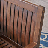 Christopher Knight Home Odin Outdoor 7-Piece Acacia Wood Dining Set, Dark Brown Christopher Knight Home