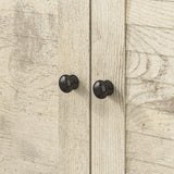 MOUMON 3 Shutter Door Wardrobe Armoire Closet with Shelves and 3 Drawers, Armoire Wardrobe Closet with Hanging Rod, Top Cube Storage, for Bedroom Wood Grain (44.3”W x 19”D x 94.5”H) MOUMON