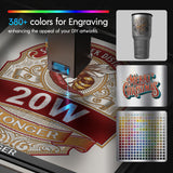 LONGER RAY5 20W Higher Accuracy Laser Engraver and Cutter, 130W Laser Engraving Cutting Machine can Cut 0.05mm Metal and Engrave Hundreds of Colors On Metal Steel 3.5"Touch Screen for DIY Longer