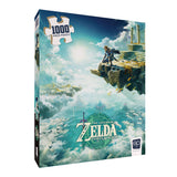 The Legend of Zelda Tears of The Kingdom 1000 Piece Jigsaw Puzzle | Collectible Puzzle Featuring Link from The Legend of Zelda Video Game | Officially Licensed Nintendo Merchandise USAOPOLY