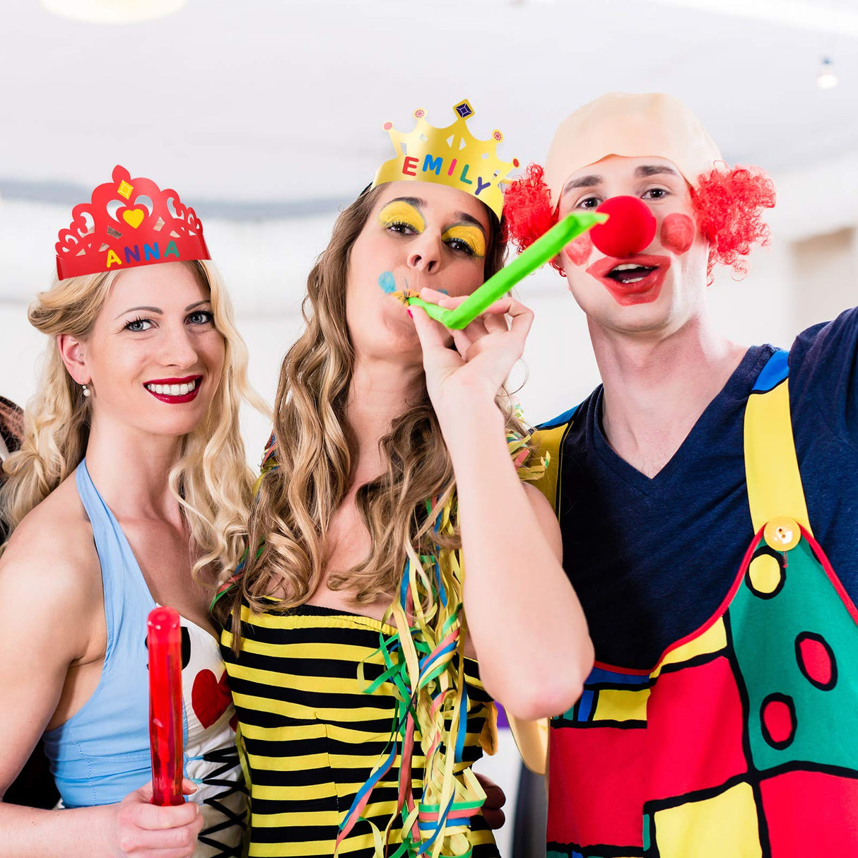 Outus Princess Prince Crown Tiara Craft Kits Paper Party Crown Hats DIY Birthday Party Decoration Favor Supplies for Adults Outus