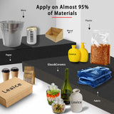 Handheld Inkjet Printer with 42ml Black Quick-Drying Ink Cartridge, Portable Handheld Printer Gun Printing Height 0.08-0.5 Inch for Text QRCode Barcode Batch Number Label Logo Image for Any Surface Leaice