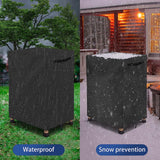 AKEfit 17IN Firewood Log Rack Cover, Waterproof Covers for firewood, Heavy Duty 600D Oxford Outdoor Firewood Storage Cover, Outdoor Log Holder Cover (Log Rack not Included) AKEfit