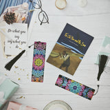 8PCS Mandala Diamond Art Bookmarks for Adults Acrylic Bookmark Kit with Tassel for Book Lovers Gift 5D Diamond Art Book Marks for DIY Making Beginners Arts Craft HAOAD