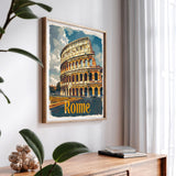 SKRYUIE Paint by Numbers Kits for Adults Rome, Acrylic Oil City Paint by Numbers for Adults Beginner Canvas with Brushes Paintwork Art Crafts for Home Decor 16x20 inch x14 SKRYUIE