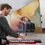 MantelMount- MM340 Above Fireplace Pull Down TV Mount- Televisions 44" to 80" Up to 90 lbs - Safe Auto-Adjusting TV Mounts - Patented Motion Stops, Handles, Balancing Technology - Superior Steel MantelMount