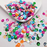20800 Pcs 6MM Bulk Loose Sequin, 32 Colors Round Embroidery Sequins Cup Craft Sequins with Holes for DIY Sewing Making（with Storage Box） fuceury