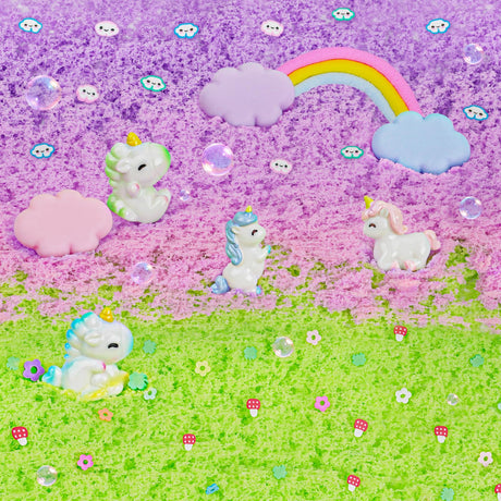 Joytry Unicorn Cloud Slime Kit 2 Pack - 14oz Soft & Non Sticky Slimes Set with Glitter, Dreamy Charms & Add-ins, ASMR Sensory Toys, Perfect Unicorn Gifts for Girls & Boys Ages 4-12 Joytry