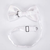 AVANTMEN Men's Bowties Formal Satin Solid - 12 Pack Bow Ties Pre-tied Adjustable Ties for Men Many Colors Option in bulk AVANTMEN