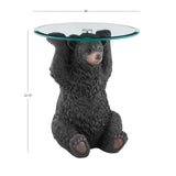 Powell Furniture Barney Bear, Dark Brown Accent Table Powell Furniture