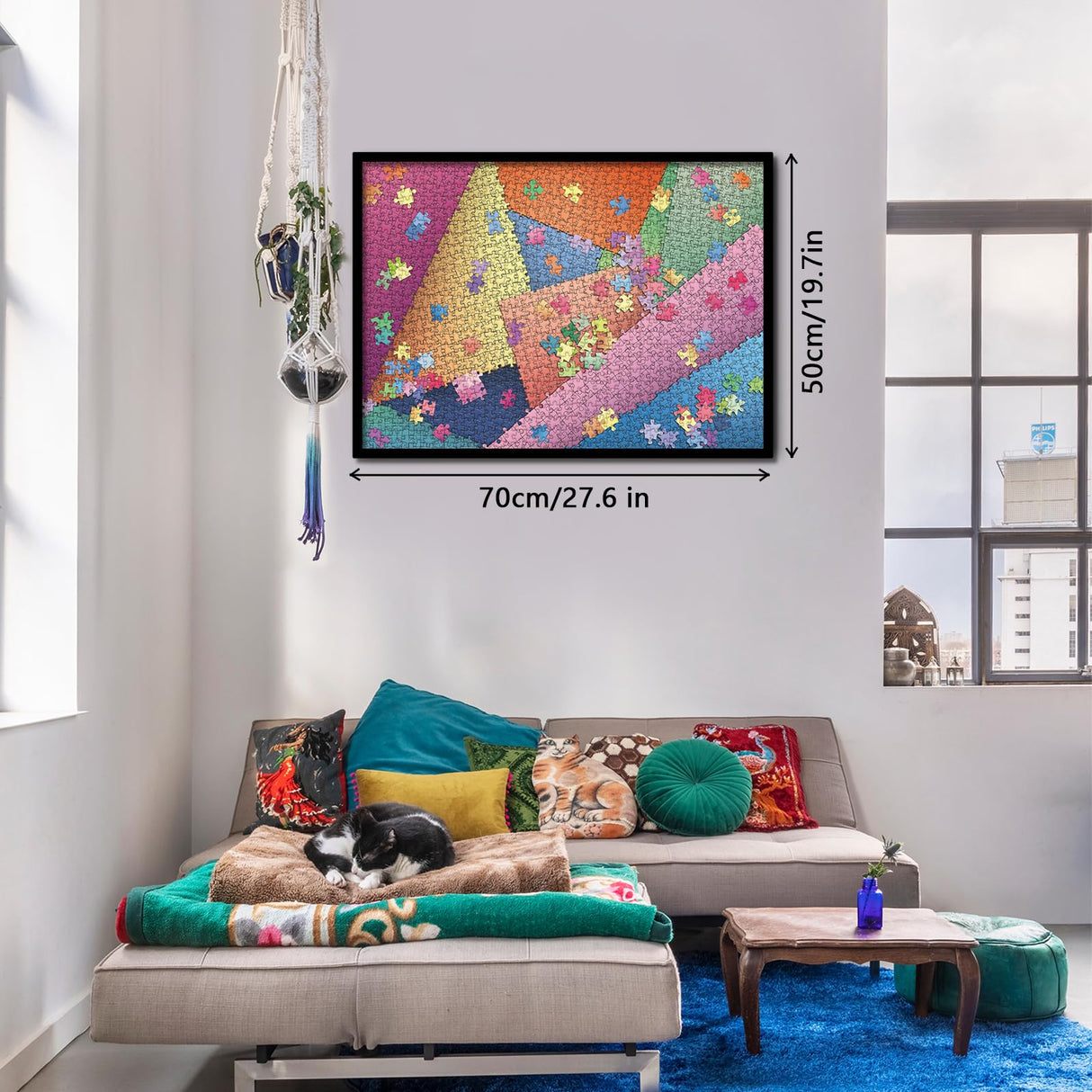 Difficult Puzzle 1000 Pieces, Impossible Colorful Jigsaw Puzzles for Adults, Challenging Puzzles for Adults Hard Puzzle Within The Puzzle BBOLDIN