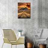 Native America Painting Route 66 USA Paint by Number Kits 16 x 20 inch Landmark Canvas DIY Natural Mountain Oil Painting for Kids Adults Beginner with Brushes and Acrylic Vintage Art(Without Frame） Tucocoo