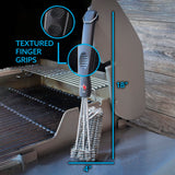 Kona 360 Clean Grill Brush – Powerful Grill Cleaner & BBQ Grill Brush for Outdoor Grill – Safe, Bristle BBQ Brush Grill Scraper, Accessory for Easy 30 Second Grill Cleaning - 18 Inch Long Handle Kona