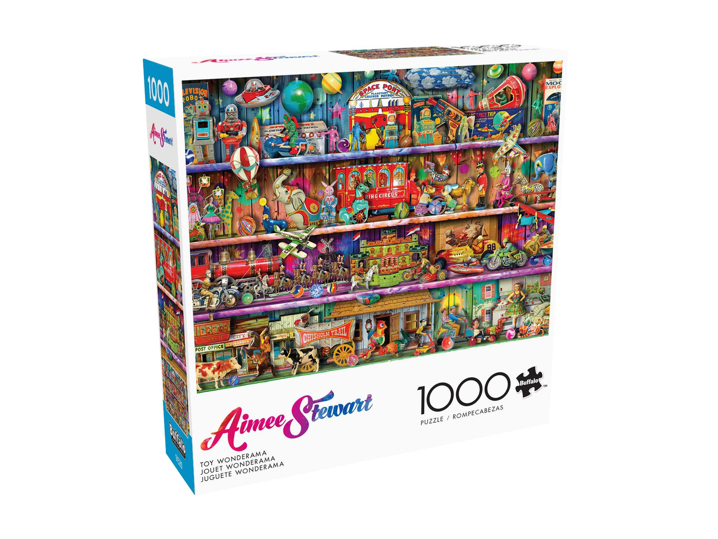 Buffalo Games - Aimee Stewart - Toy Wonderama - 1000 Piece Jigsaw Puzzle for Adults -Challenging Puzzle Perfect for Game Nights - Finished Size is 26.75 x 19.75