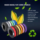 12 Pack 3D Printer Filament 1.75mm PLA 3D Printing Filament Bundle in Total 3KG, 12 Colors Dimensional Accuracy +/- 0.02 mm Widely Compatible for 3D Printing STRAWBLEAG