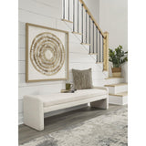 Signature Design by Ashley Lembertson 70" Accent Bench, Beige Signature Design by Ashley