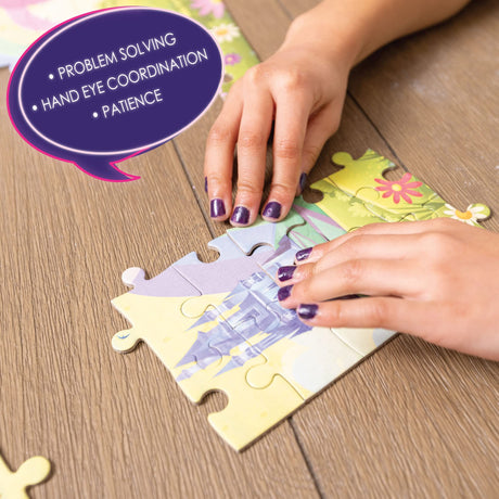Hapinest 100 Piece Unicorn Puzzle Glow-in-The-Dark Puzzle for Kids Girls & Boys, Birthday Gift w/Bonus Memory Matching Cards & LED Flashlight, Jigsaw Puzzles for Kids Ages 5 6-8 10-12 Years Old and Up Hapinest