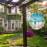 8 Pcs Sublimation Wind Spinner Blanks 8 Inch Bulk Aluminum Metal Sublimation Blanks Product Heat Press Transfer Outdoor Garden Decoration Sublimation Blank Wind Spinners for DIY Gift LaiHiulaan