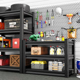 Huhaneon Garage Shelves Heavy Duty - 36''W 1,200Lbs Metal Adjustable Storage Shelving Rack Units for Warehouse Basement Pantry Kitchen 36" W x 16" D x 36" H 3 Tier Black Huhaneon