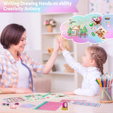 Nsrzua Gifts for 8 9 10 11 12 13 14 Year Old Girl - DIY Journal Kit for Girls,Toys for Ages 8-14 Girls and Birthday Gifts for Girls,Fun, Cute Art & Crafts Kits,Scrapbook & Diary Supplies Toy Set Nsrzua