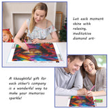 SKRYUIE 5D Large Diamond Painting Kits Wolf - DIY Diamond Art Kits for Adults Scenery, Full Round Drill - Crystal Embroidery Cross Stitch - Craft for Wall & Office Decor - 12x30 inch / 30x80 cm SKRYUIE