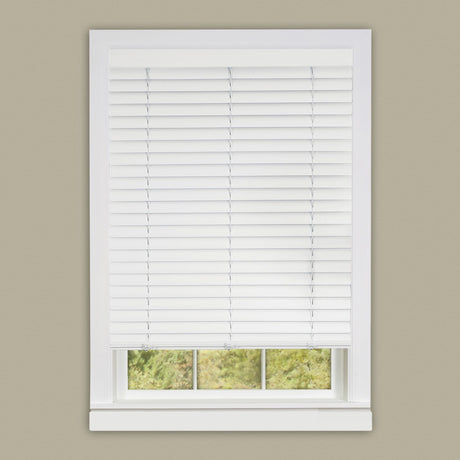 Achim Home Furnishing Cordless GII Luna 2" Slat White Venetian Window Blinds 48" W x 64" L PowerSellerUSA