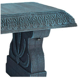 Arcadia Garden Products Outdoor Fiberclay Garden Bench - Brushed Teal Arcadia