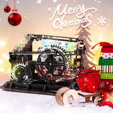 OWNONE 1 3D Wooden Puzzle Marble Run with LED Lights, Wooden Model Building Kits for Adults, Wood Mechanical Puzzle Building Set, Office Desk Decor Gift for Men Adults (312 PCS) OWNONE 1