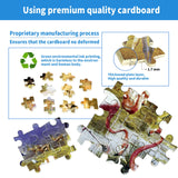 1000 Pieces African Animal Puzzles Jungle Scene African Beasts Elephant Jigsaw Puzzle for Adults Animal World Jigsaw Puzzles Home Decoration School Supplies Jigsaw Puzzles 1000 Pieces for Adults CHengQiSM