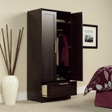 Sauder HomePlus Wardrobe/Pantry cabinets, L: 28.98" x W: 20.95" x H: 71.18", Dakota Oak finish Sauder