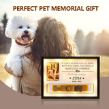 Pet Memorial Picture Frame Dog Collar Shadow Box 14"x11", Sympathy Remembrance Gift Keepsake for Loss of Dog or Cat, for Most Large Size Collars HKBS