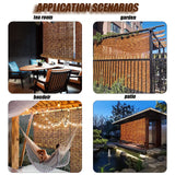 Bamboo Roll Up Blinds, Bamboo Blinds Outdoor for Patio, Bamboo Shade Reed Shades Outdoor Blinds, Bamboo Blind Bamboo Roll Up Shades for Garden/Sunroom/Porch Privacy 21×39in（W×H） Brown WEZINK