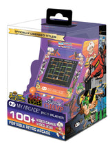 MY ARCADE Data East Hits Pico Player - Game for Kids and Adults, 3.75" Fully Playable Portable Tiny Arcade Machine with 108 Retro Games, 2" Screen Color Display, Battery Powered, Purple, Small My Arcade