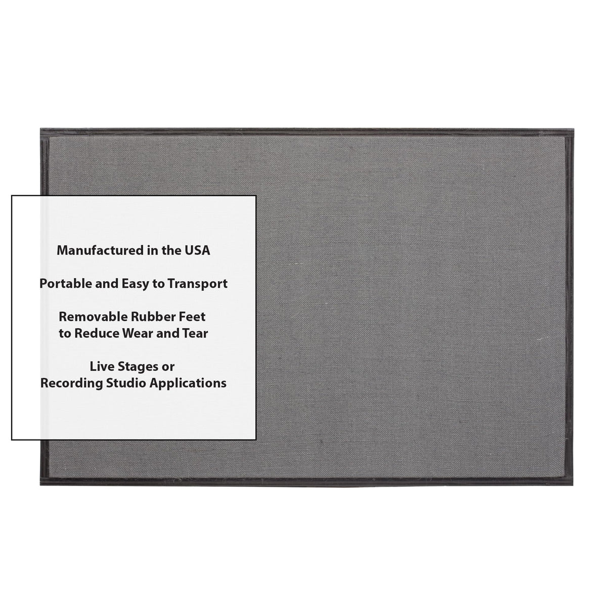 ATS Acoustics Studio Stacker Portable Gobo Professional Studio Quality Acoustic Isolation Stackable Go Between 24" x 36" x 10" WoodArtSupply