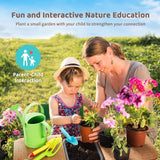 OOOK Potting Bench with Removable Sink, Potting Benches for Outside, Mud Kitchen for Kids Outdoor with Gardening Tools, Watering Can, Flower Pot, Ideal Gift for Boys and Girls 3+, Solid Fir Wood OOOK