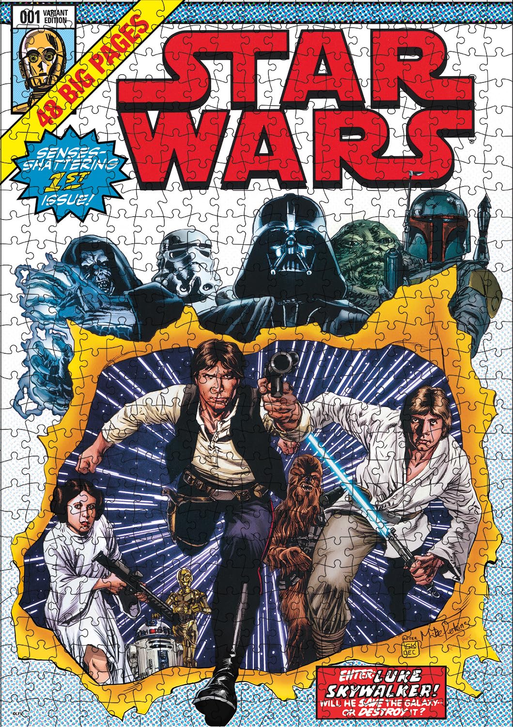 Buffalo Games - Star Wars - Senses Shattering - 500 Piece Jigsaw Puzzle for Adults -Challenging Puzzle Perfect for Game Nights - Finished Size is 21.25 x 15.00 Buffalo Games