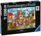 Ravensburger Eames House of Cards Fantasy - 1500 Piece Jigsaw Puzzle for Kids and Adults | Unique Design | Softclick Technology Sustainable Materials | Designed by Renowned Artist Ravensburger