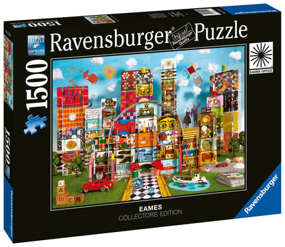 Ravensburger Eames House of Cards Fantasy - 1500 Piece Jigsaw Puzzle for Kids and Adults | Unique Design | Softclick Technology Sustainable Materials | Designed by Renowned Artist