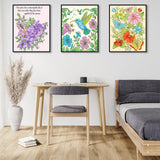 Kalysky Easy and Cozy Adult Coloring Book Set, 3 Stress Relief Coloring Books for Adults Relaxation, Flower Inspirational Quotes Coloring Books Kalysky