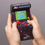 Mini Arcade Machine, 240 in-Built Games, 8-Bit Retro Arcade Games, 2.5” Full Colour Screen, 8-Way Joystick, 2 Buttons, Volume Control, Thumbs Up! Thumbs Up