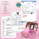 PERRYHOME Kids Makeup Kit for Girls, Kids Makeup Sets for Girls 5-8 Unicorn Washable Real Cosmetic Set Nail Polish Set, Toddler Birthday Gifts Princess Toys for 3 4 5 6 7 8 9 10 11 12 Year Old (Pink) PERRYHOME