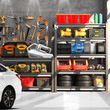 Notmise Metal Garage Shelving Unit, Heavy Duty 5-Tier Adjustable Storage Rack, Steel Shelving,2000 lbs Capacity, Industrial Shelves for Heavy Tools and Equipment (5-Tier 59" H x 32" W x 14" D) Notmise