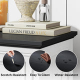 LIKIMIO Farmhouse 8 Drawer Dresser for Bedroom, 52" Wide Dresser Drawers with Storage, Rustic Wooden Chest of Drawers for Bedroom, Hallway, Antique White LIKIMIO