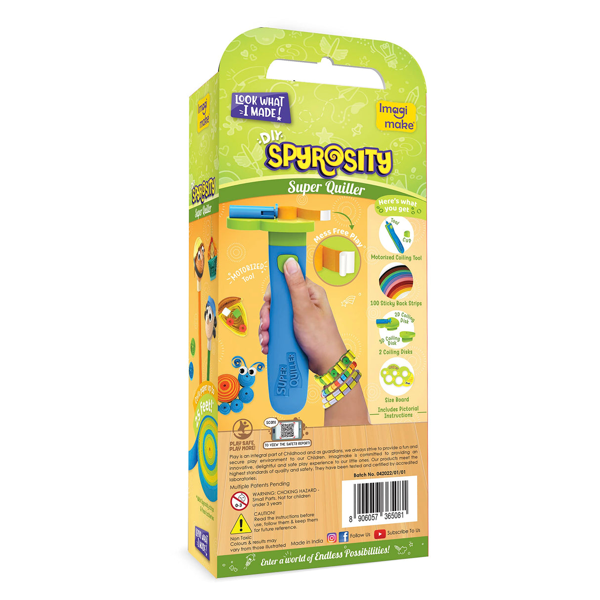 Quill On Spyrosity Super Quiller with Electric Quilling Tool | Paper Quilling Kit | Crafts for Girls Ages 8-12 | Craft Kit | 8 Year Old Girl Birthday Gift Quill On