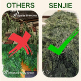 9FT Christmas Cedar Garland Artificial Real Touch Thickness Realistic Greenery Pine Garland for Mantle Fireplace Outdoor Indoor Christmas Decorations Senjie