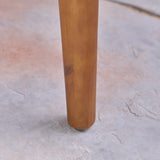 Christopher Knight Home Nick Outdoor Acacia Wood Round Dining Table, Teak Finish Christopher Knight Home