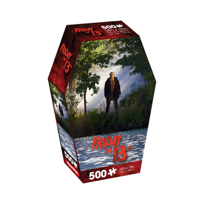 AQUARIUS Friday The 13th 500pc Puzzle (500 Piece Jigsaw Puzzle) - Glare Free - Precision Fit - Officially Licensed Friday The 13th Movie Merchandise & Collectibles - 14x19 Inches