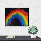 NONHAI Diamond Painting Kits for Adults - DIY Diamond Art Kits for Beginners - Full 5D Paint Drill Diamond Dots Paintings- Rainbow Diamonds Pictures Gem Art and Craft Wall Decor 12"x16" NONHAI
