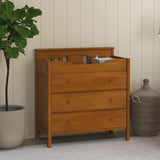 Davinci Jayden 3-Drawer Changer Dresser in Chestnut, GREENGUARD Gold and FSC® Certified DaVinci